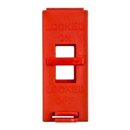 Brady Brady Wall Switch Lockouts, Red, Each 65392